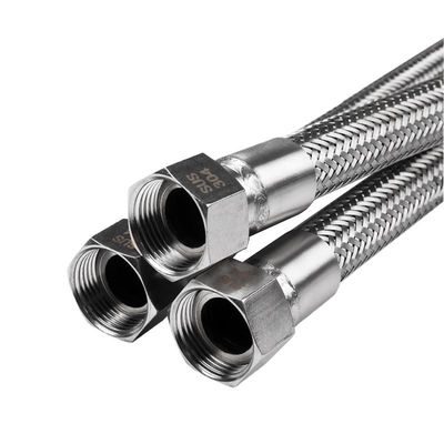 3-12mm Metal Stainless Steel Braided Hose Processing Thread Type