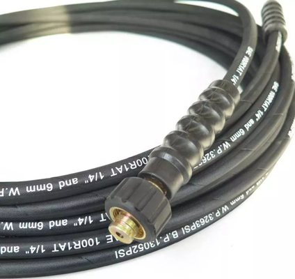 강선 편조 호스 유압 파이프 OEM 크기 고압 1-100MPa