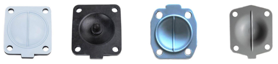 PTFE / EPDM 복합 펌프 밸브 디아프라그마 산업 기계 부품