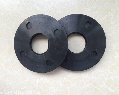 70 Shore A Hardness Rubber Flange Gasket for Food Environment 1/16 인치 두께