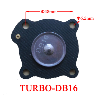 밸브 다이어프램 충돌 다이아프램 씨일을 규제하는 필터를 위한 고무 봉인 진동판 TURBO-DB16 칸막이 조립